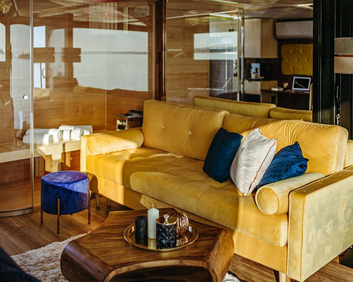 Hotel Hausboot mit Traumlage in Travemünde Lübeck Exterior foto